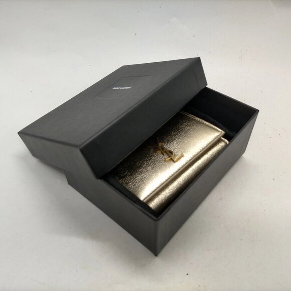 Saint Laurent Key Case Gold Leather 199-070425 - Picture 9 of 9